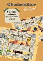 Vorschau - Spiele - Brettspiel Biologie - Thema Gliederfüßer - Deckblatt