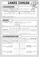 Vorschau - Poster - GANZE ZAHLEN - Poster + Merkblatt - Seite 3