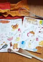 Aperçu - Apprentissages en autonomie - Recettes illustrées - Mug cake et Pancakes - Page de couverture