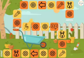 Aperçu - Jeux - Le jardin fleuri - Jeu des adjectifs de couleurs - Page 3