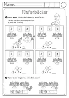 Vorschau - Arbeitsblätter - Kraft der 5 (Rechenstrategien Addition ZR 20) - Seite 2