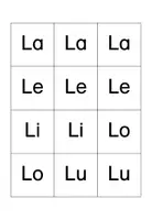 Vorschau - Fördermaterial/Inklusion - Buchstabensynthese: "Lesekarten L" - Seite 3