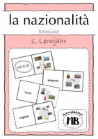 Vorschau - Spiele - LA NAZIONALITÀ - Domino - Deckblatt