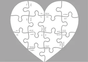 Vorschau - Spiele - Puzzle Herzen zu contractions - Seite 2