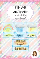 Vorschau - Spiele - Bild-und Wortkarten: La météo/ Le temps (Wetter) - Deckblatt