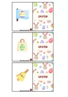 anteprima - Giochi - Fare coppie: Easter vocabulary - Pagina 1