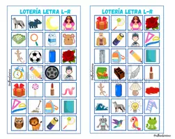 Vista previa - Juegos / Gamificación - Lotería letra L y R - página 2
