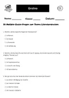 Vorschau - Arbeitsblätter - 20 Multiple-Choice-Fragen zum Thema Literaturepochen - Seite 1