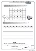 Vorschau - Arbeitsblätter - Escape-Room - Frühling/Ostern - Multiplikation und Division - Mathe - Seite 3