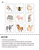Vorschau - Arbeitsblätter - Leseweg Tiere - Lesen und verstehen - Seite 2