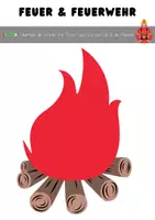 Vorschau - Arbeitsblätter - Feuerwehr: Feuer - Deckblatt