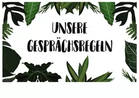 Vorschau - Poster - Unsere Gesprächstregeln - Seite 1