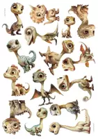 Vista previa - Hojas de trabajo - Dinosaurios. Tableros de Memoria y Discriminación Visual - página 2