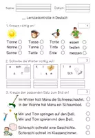 Vorschau - Test - Lernzielkontrolle Klasse 1 Lesen - Seite 3
