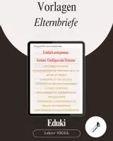 Vorschau - Anderer Materialtyp - Vorlagen für Elternbriefe U-Fahrt und mehr - Deckblatt