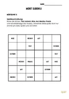 Vorschau - Spiele - Rechtschreibung Sudoku Wörter mit x - Seite 2