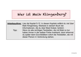 Vorschau - Arbeitsblätter - tschick - Steckbrief Maik Klingenberg - Seite 2
