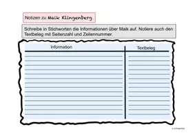 Vorschau - Arbeitsblätter - tschick - Steckbrief Maik Klingenberg - Seite 3