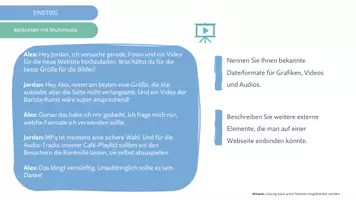 Vorschau - Arbeitsblätter - Webseiten mit Multimedia: Grafik, Video, Audio - Seite 2