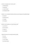 Vorschau - Arbeitsblätter - 20 multiple-choice questions about India (in Englisch) - Seite 2