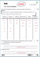 Vorschau - Test - Test zu den Pronomenarten - Seite 1