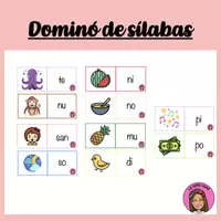 Vista previa - Unidades / Secuencias / Situaciones de Aprendizaje - Dominó con sílabas - Portada