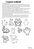 anteprima - Esercizi - Ognuno al suo posto. I numeri ordinali - Pagina di copertina