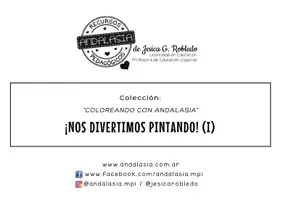 Vista previa - Manualidades / Dibujos para colorear - Coloreando NOS DIVERTIMOS PINTANDO I - página 1