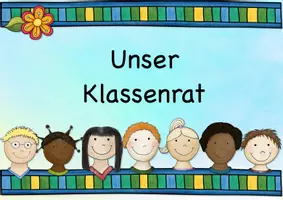 Vorschau - Poster - Klassenrat (Poster, Moderationskarten, Protokoll, Ämter) - Deckblatt