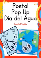 Vista previa - Juegos / Gamificación - Postal Pop Up Día Mundial del Agua - Portada