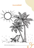 Vorschau - Arbeitsblätter - 30 Ausmalbilder Thema Strand & Meer (vers. Motive) + Mandalas - Seite 3