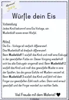 Vorschau - Mal- und Bastelvorlagen - Würfle dein Sommereis - Seite 1