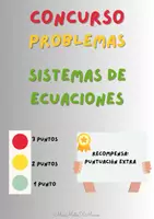 Vista previa - Juegos / Gamificación - Problemas sistemas de ecuaciones 2º-3º ESO - página 1