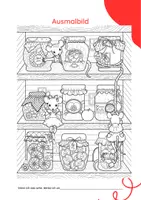 Vorschau - Arbeitsblätter - 17 Ausmalbilder: Obst und Gemüse anmalen (ab 1.Kl) - Seite 2