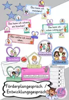 Vorschau - Arbeitsblätter - Förderplangespräche / Entwicklungsgespräche /Lernentwicklungsgespräche (Förderung emotionaler und sozialer Kompetenzen --> Ziele) - Deckblatt