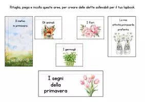 anteprima - Altro tipo di materiale - Lapbook primavera da stampare - Pagina 3
