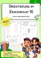 Vorschau - Arbeitsblätter - Lernzielkontrolle - Lernstandserhebung - Zahlenraum 10 - Klasse 1 - FREEBIE - Deckblatt