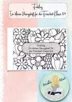 Vorschau - Arbeitsblätter - Frühling - Freiarbeitsheft / Übungsheft - Deckblatt