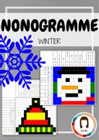 Vorschau - Stundenentwürfe - Nonorgamme - Pixelbilder Rätsel Winter-Edition - Deckblatt