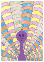 Vorschau - Stundenentwürfe - Kunststunde: Der stolze Pfau (A3) - Deckblatt