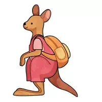 Vorschau - selbst erstellte Cliparts/Grafiken - Känguru Clipart Set - Känguru Illustration (Tiere Cliparts) - Seite 2