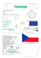 Vorschau - Arbeitsblätter - Steckbriefe Europa-Tschechien Freiarbeit Wochenplan Selbstkontrolle - Seite 1