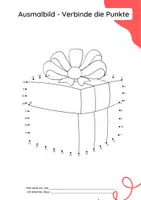 Vorschau - Arbeitsblätter - 18 Seiten Punkte verbinden: weihnachtliche Ausmalbilder - Seite 3
