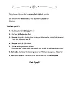 Vorschau - Arbeitsblätter - Lesetempotraining. Treppensätze zum Thema Insekten. Blitzlesen. - Seite 3