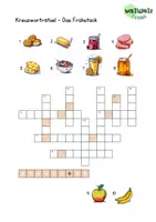 Vista previa - Juegos / Gamificación - Vocabulario "Desayuno": Crucigrama - página 2