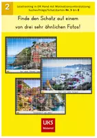 Vorschau - Arbeitsblätter - Lesetraining: 5. bis 8. Schatzsuche auf Fotos - Deckblatt