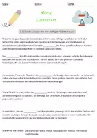 Vorschau - Arbeitsblätter - Moral Lückentext Klasse 3 Sachunterricht Moral DaF Arbeitsblatt - Seite 1