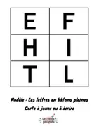 Aperçu - Feuilles d'exercices - Kit pédagogique : 87 cartes - Les lettres de l'alphabet en écriture capitale (MS-GS) - Page 3