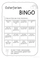 Vorschau - Arbeitsblätter - Osterferien-Bingo - Seite 2