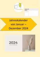 Vorschau - Anderer Materialtyp - Jahreskalender für Good Notes oder One Note - Deckblatt